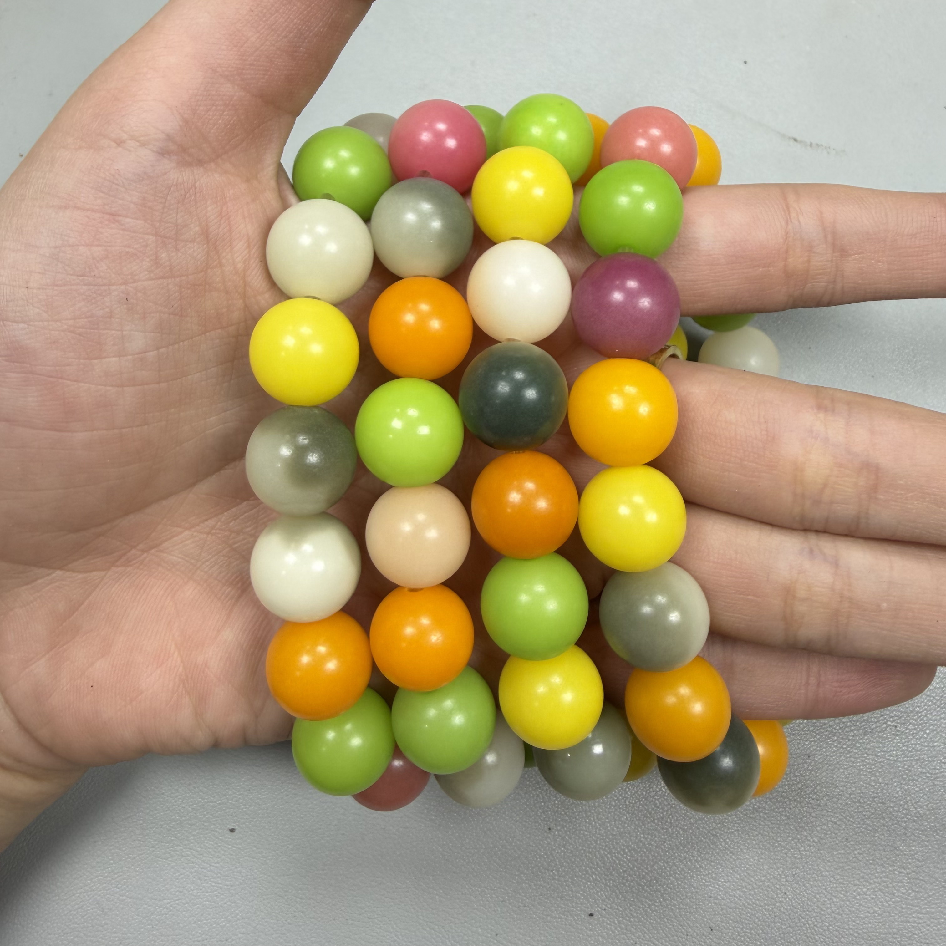 M473 糖果菩提 卡1.2圆珠单圈手串（多样性发其一）