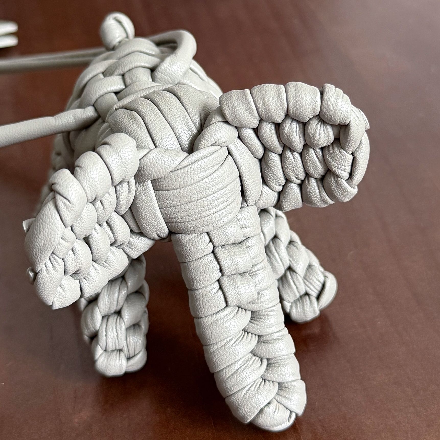 （14）手工缝线真皮天使小象挂饰包包汽车小象挂件挂饰