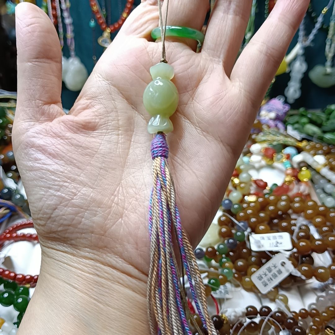 和田玉珠宝半成品未镶嵌