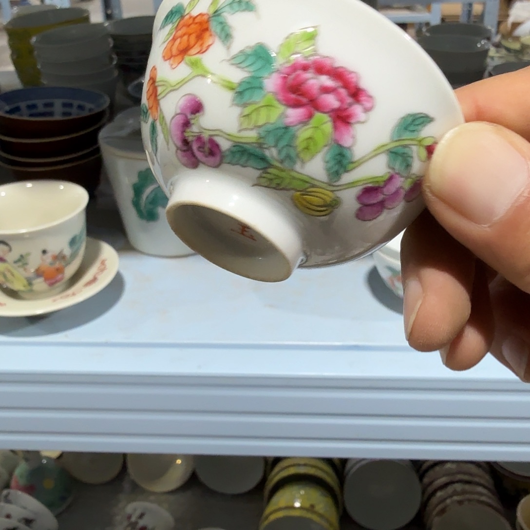 瓷片摆件手绘瓷器全部处理