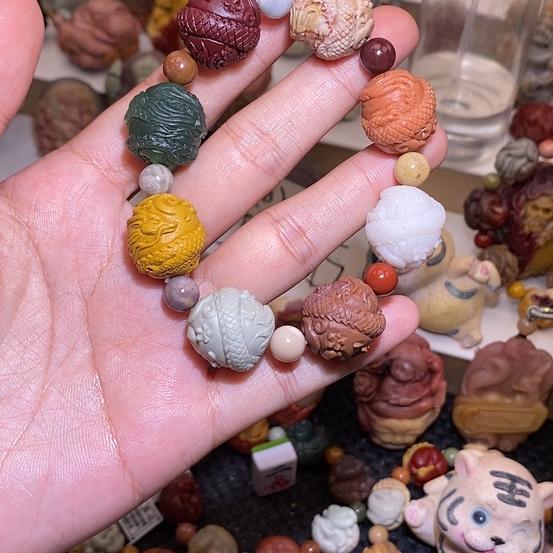 石英质玉（阿拉善玉）未镶嵌手链