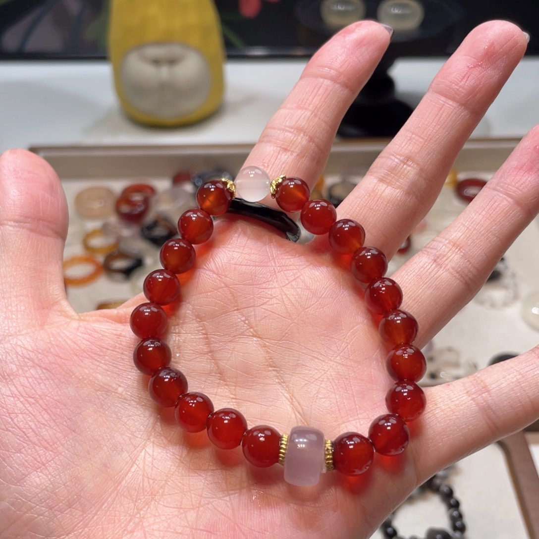 玛瑙/玉髓戒指合金