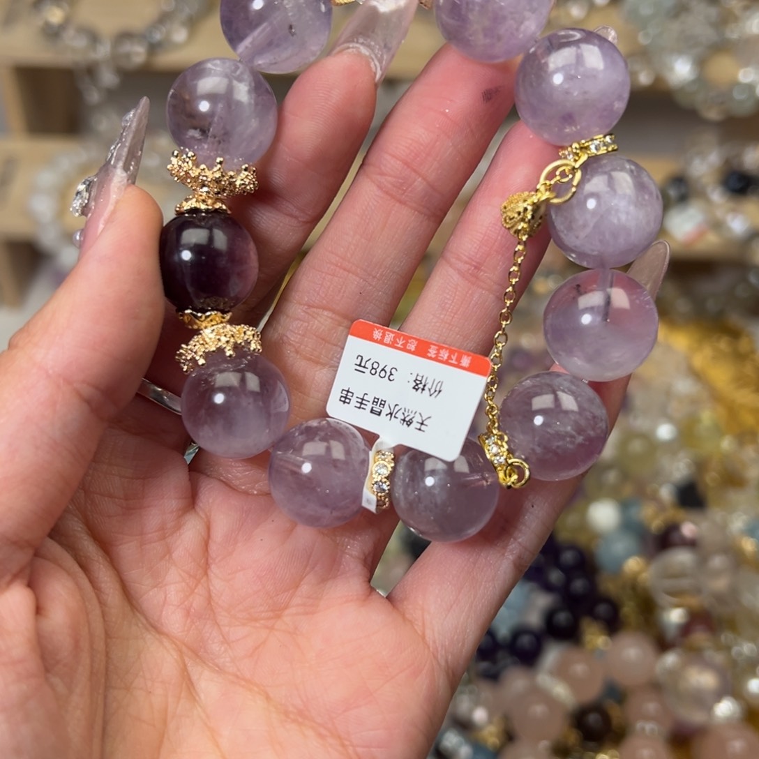水晶手链合金水晶
