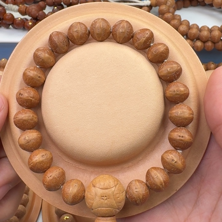 凤眼菩提手串11飞碟实心籽