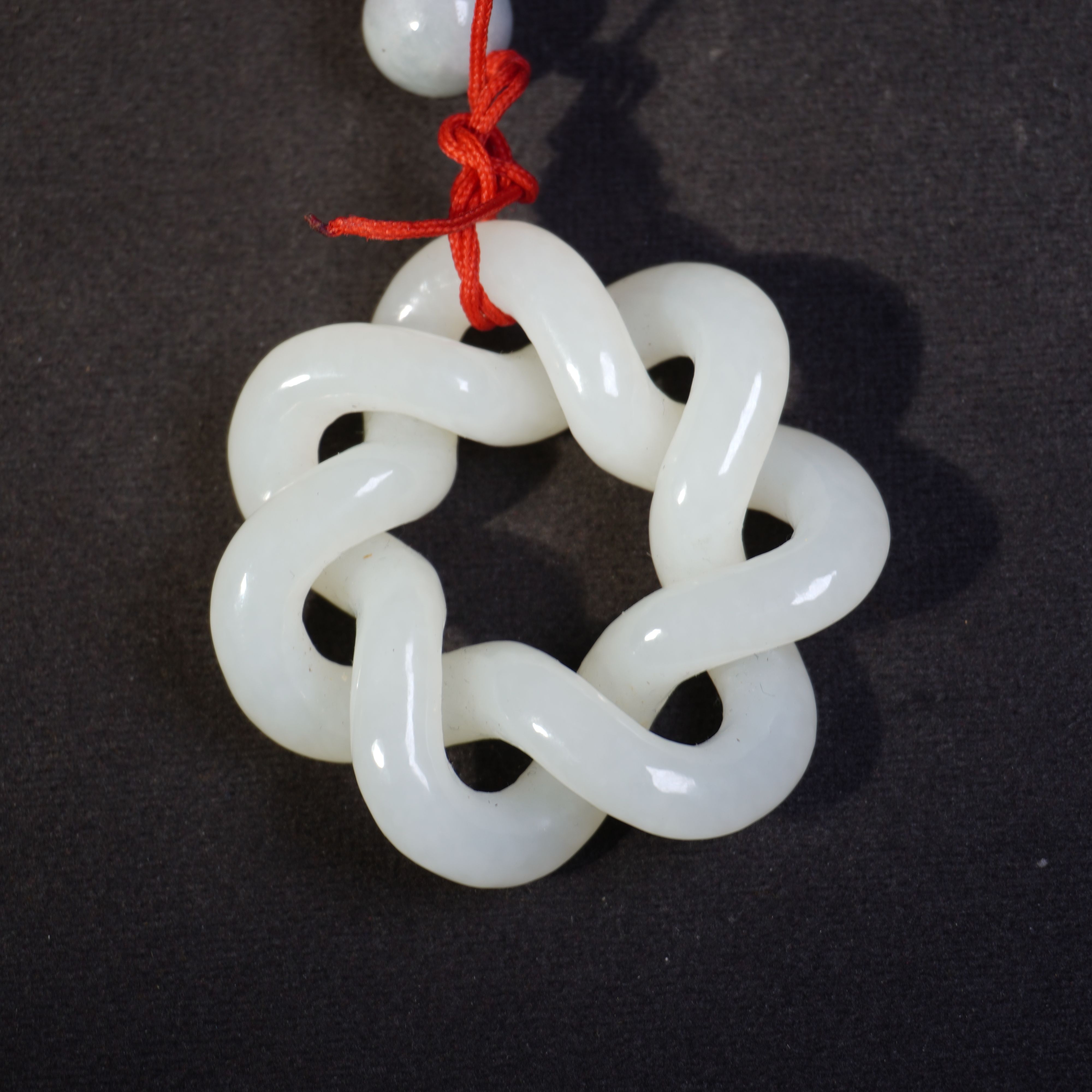 10SH59 清 和田玉吊坠