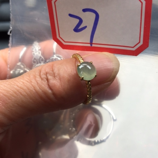 翡翠未镶嵌戒指缅甸