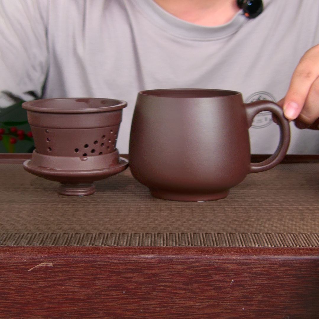 茶杯紫砂高货放漏