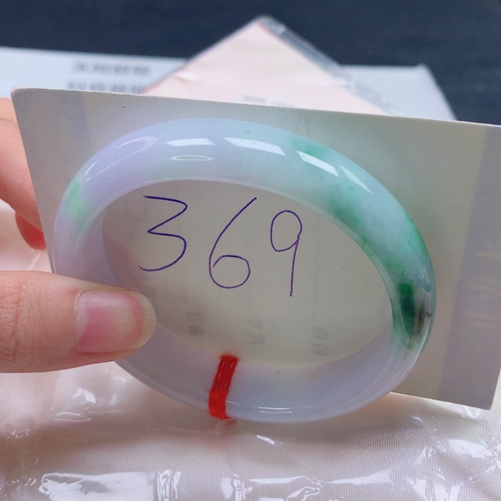 翡翠未镶嵌手镯贵妃5556