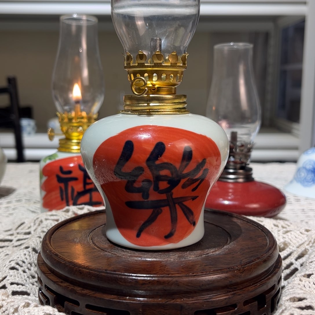 摆件景德镇陶瓷香薰灯