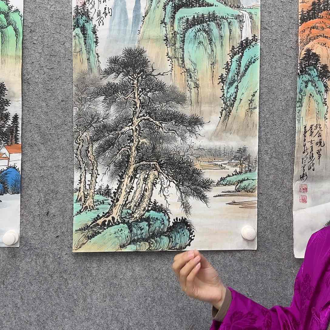 书法作品多次参加