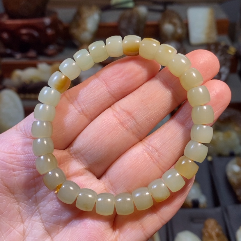【闪购商品】和田玉（糖玉）手链未镶嵌