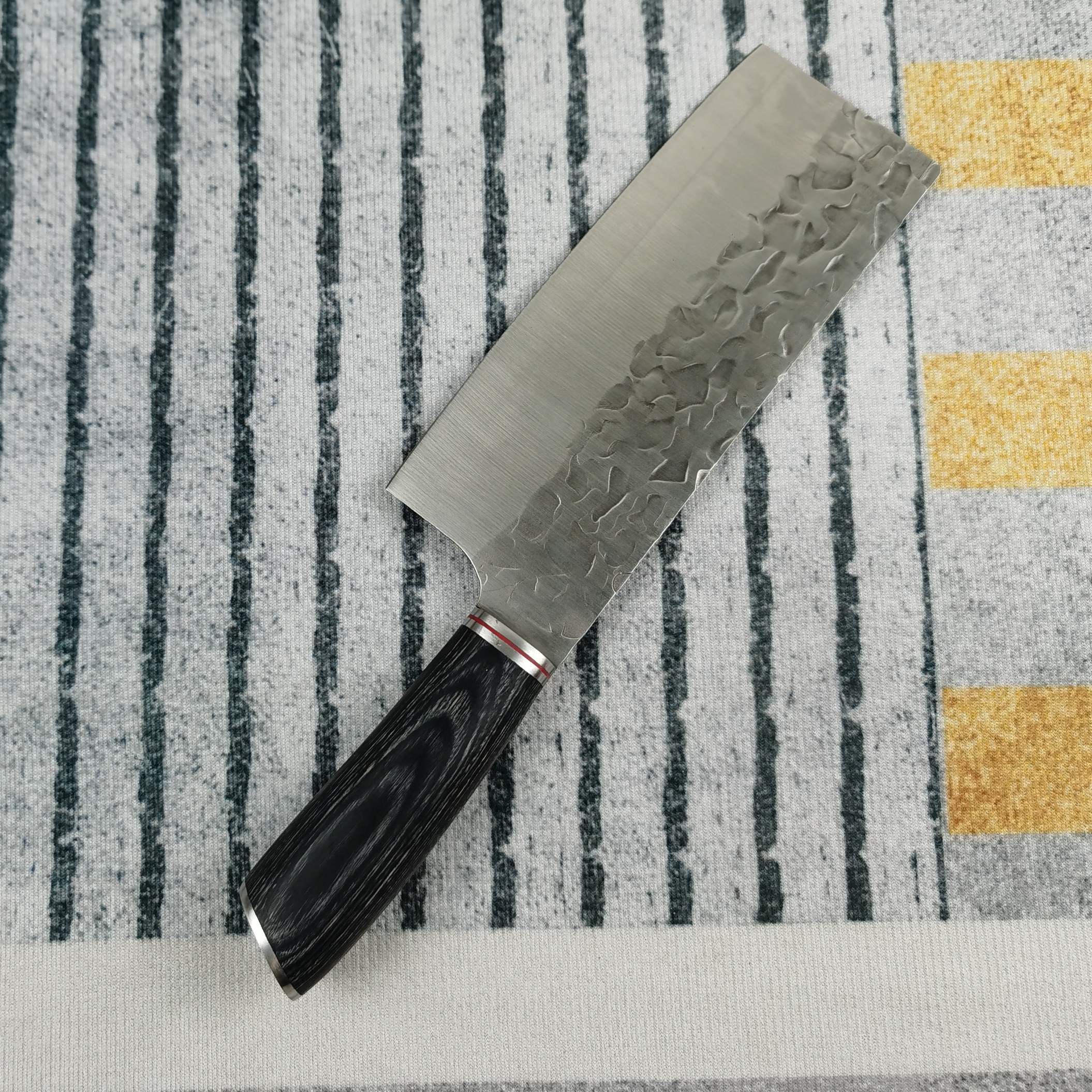 库存刀厨房切片刀切肉切菜锻打切片菜刀灰柄锻打平头小菜切