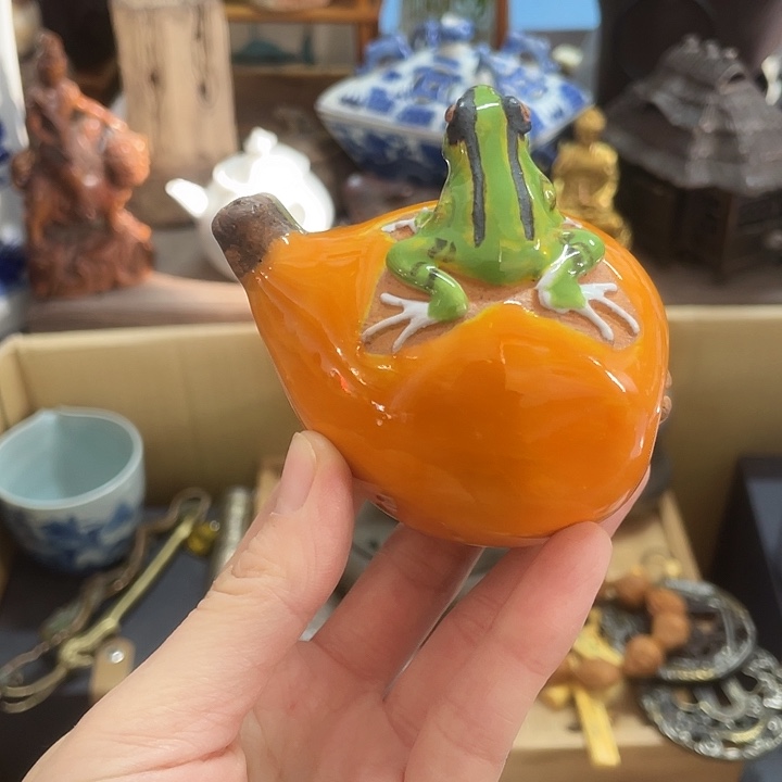 东***珠瓷中古工艺品摆件
