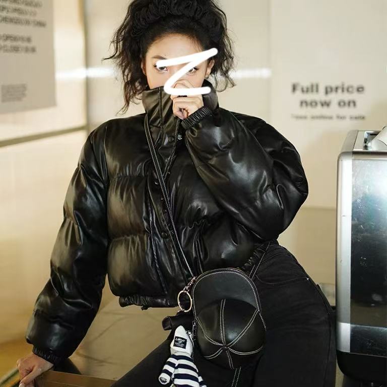 【皮棉袄】厚款棉服女