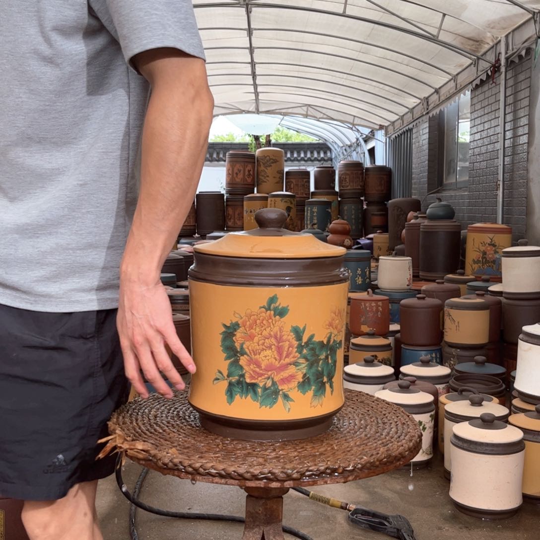 紫砂茶叶罐8 饼茶叶罐