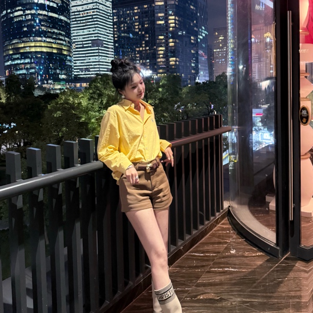 【祁妹的店】主播同款品牌刺绣衬衫