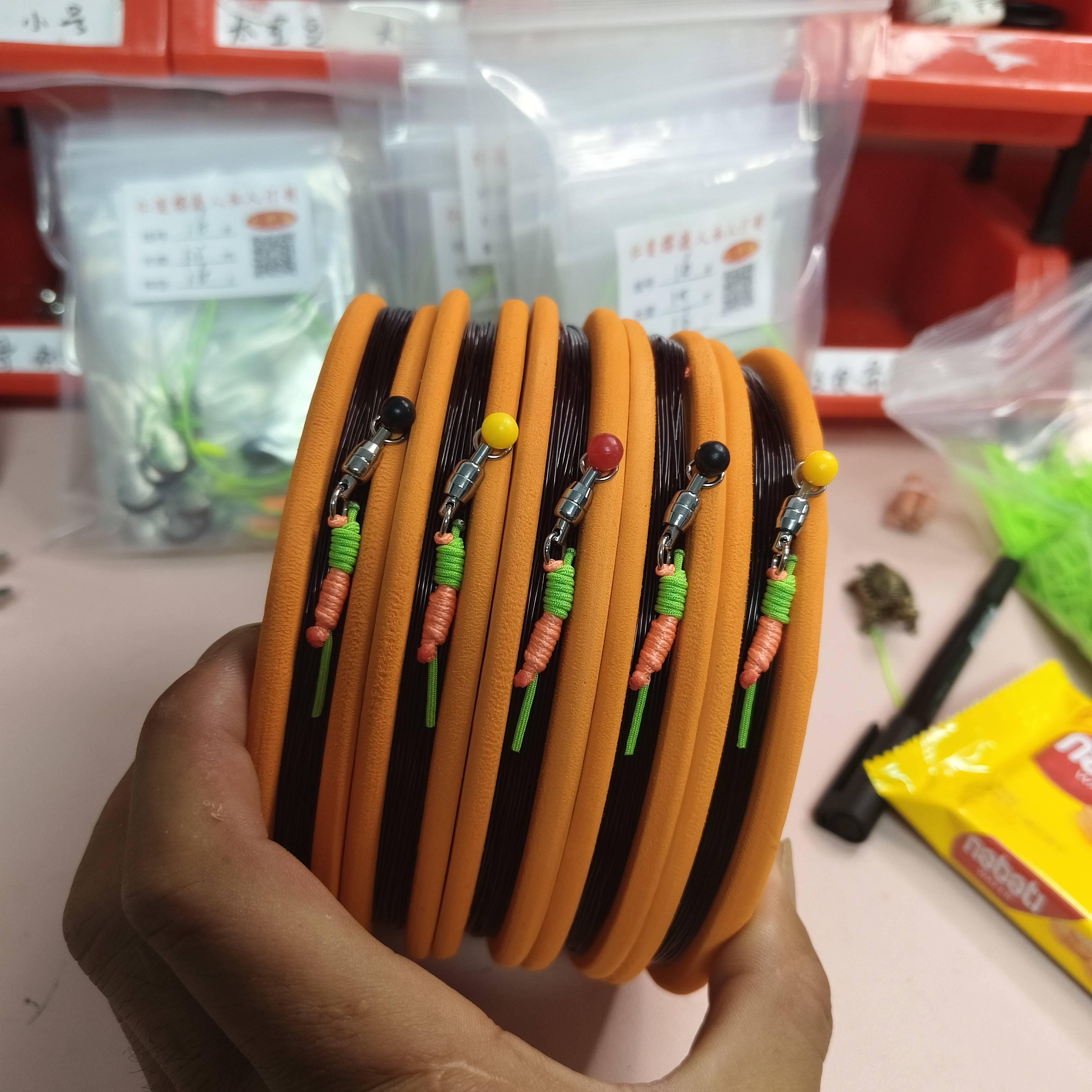 （拍2发3）二代款紫色款定制版标塘无铅跑铅柔软耐磨拉力强延展低