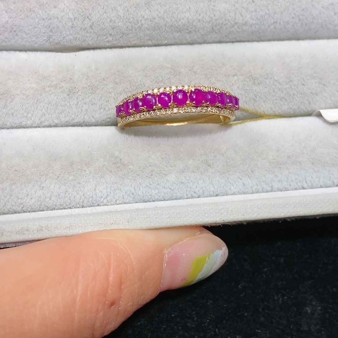 苏纪石（舒俱来）18K金镶嵌戒指