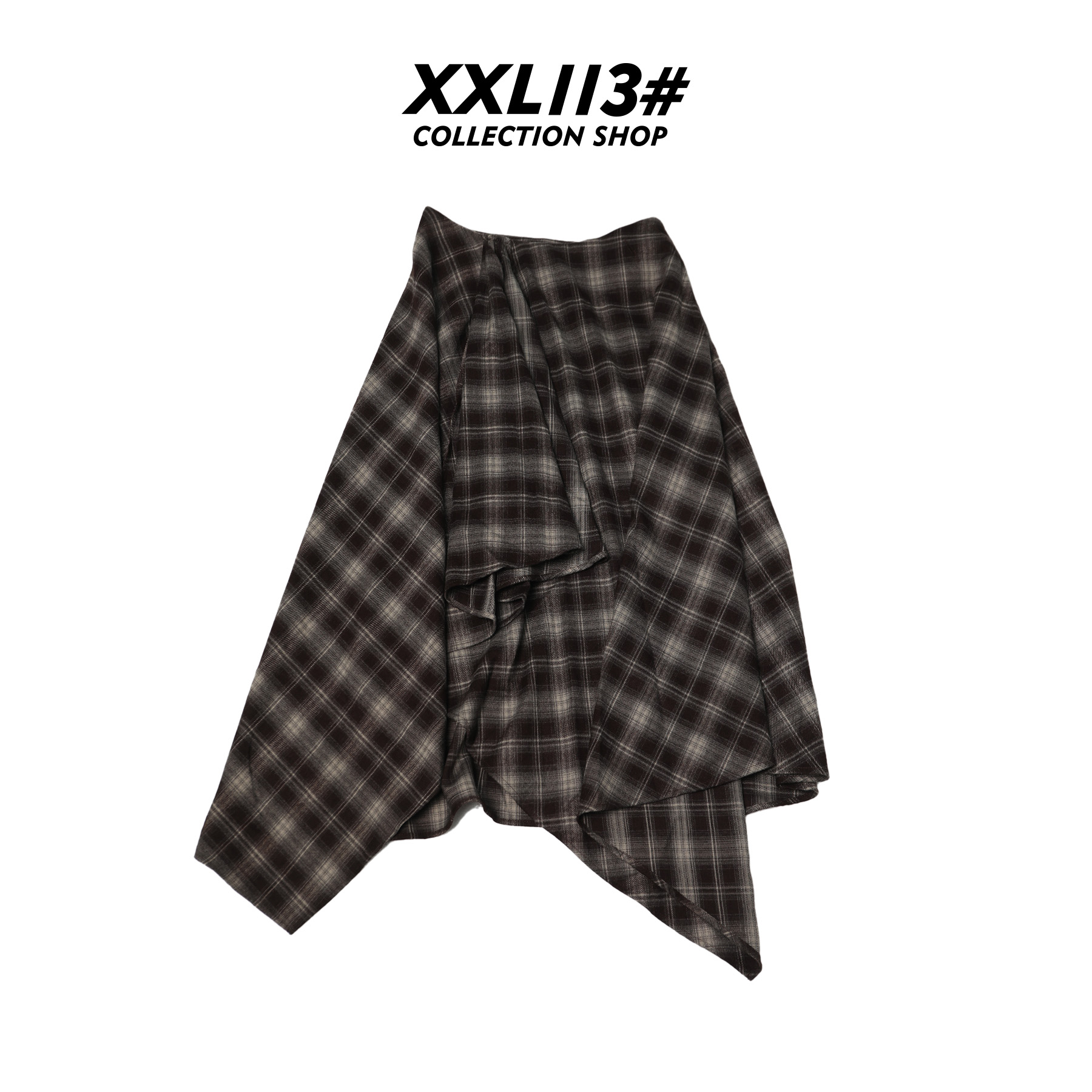 113* CENTRALIZED SHOP松紧带高腰修身半身裙X5F13H6796