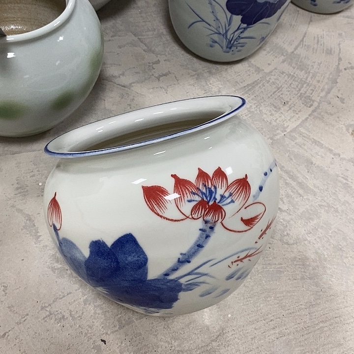 缸13xc景德镇陶瓷花盆不退不换