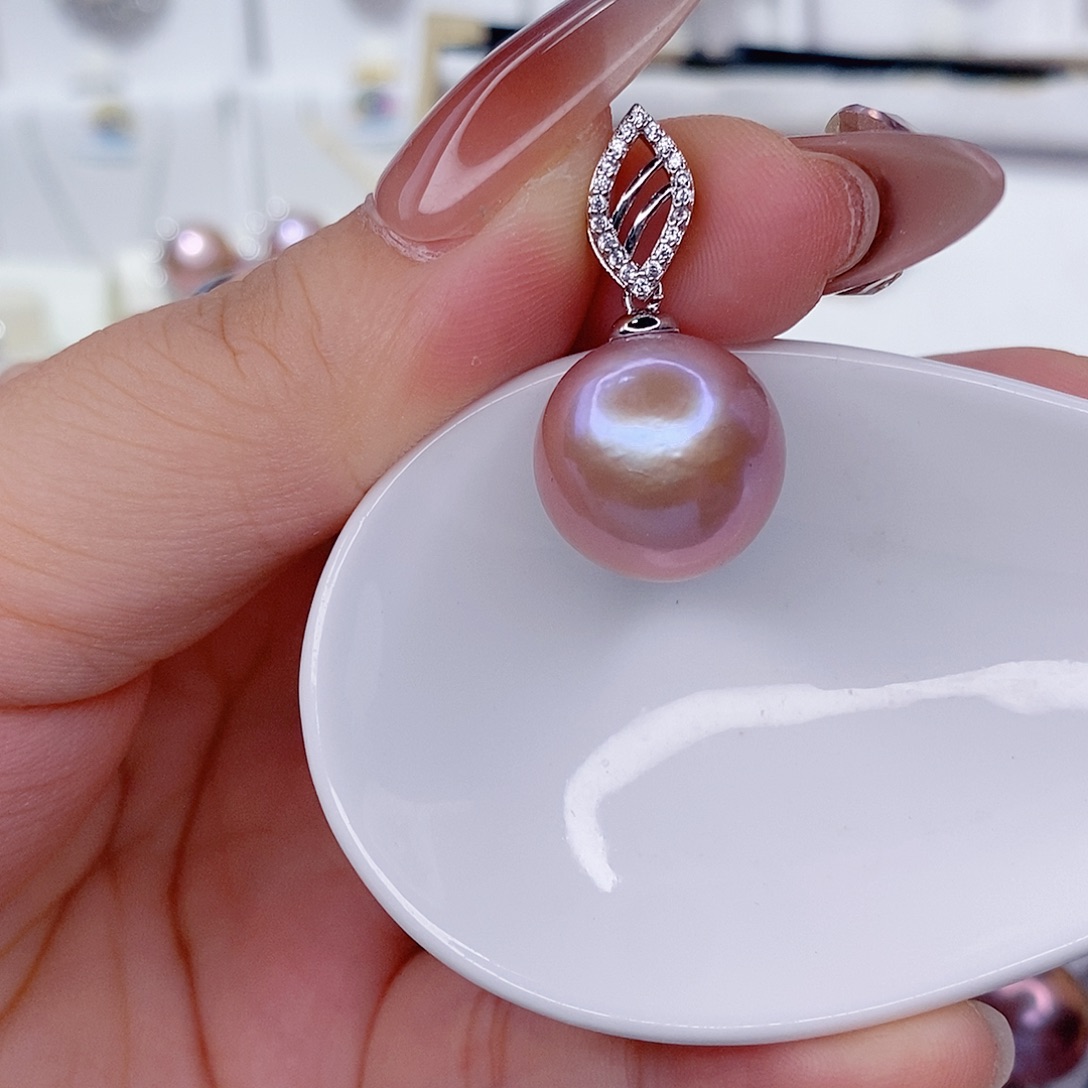 未镶嵌淡水珍珠吊坠(赠链)15➕