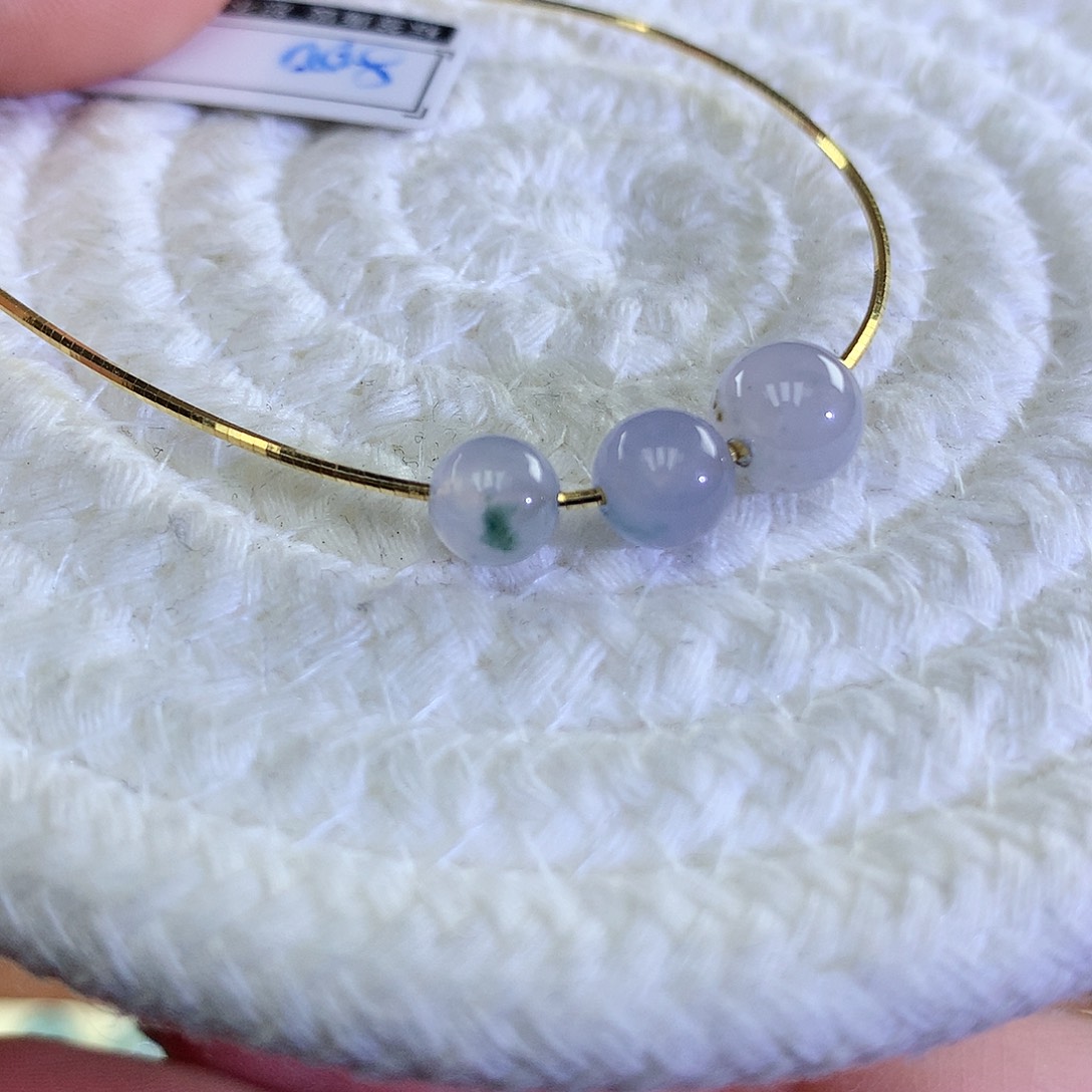 翡翠散珠天然缅甸翡翠DIY设计款 卡7卡6