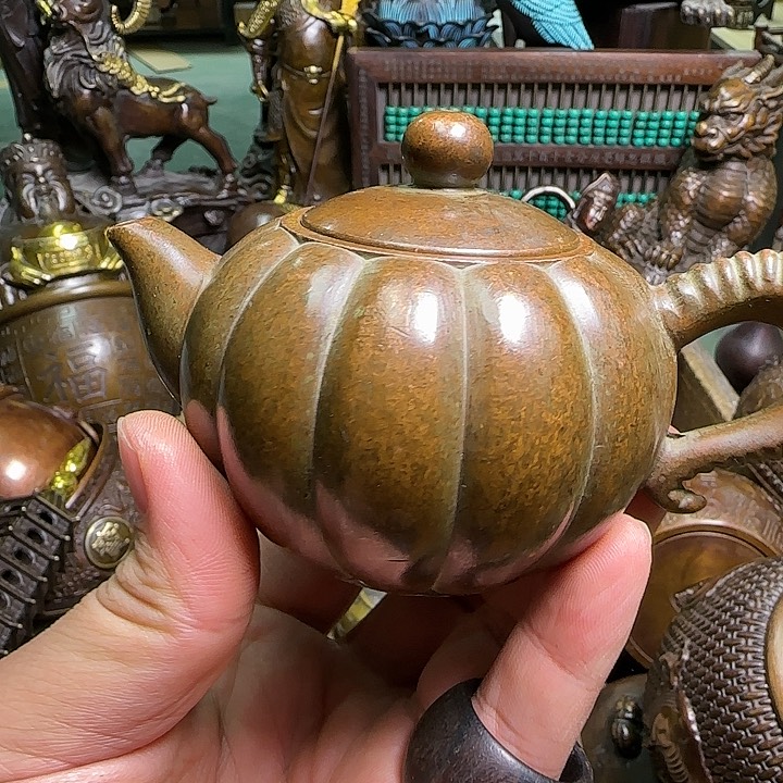 铜器办公室茶室摆件