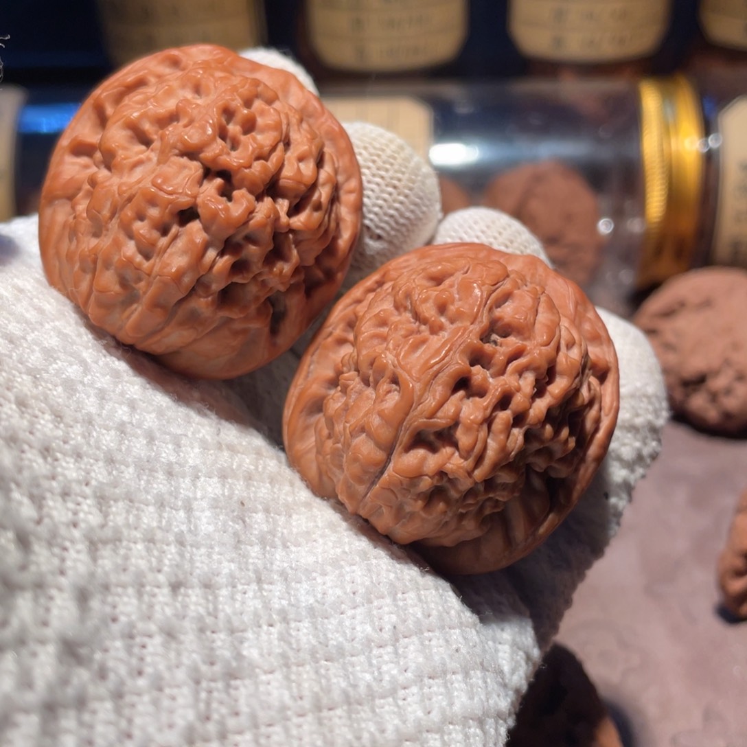 把件文玩核桃40莲花