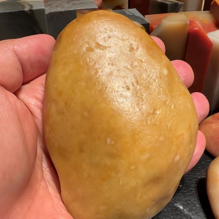 老挝石田黄原石，