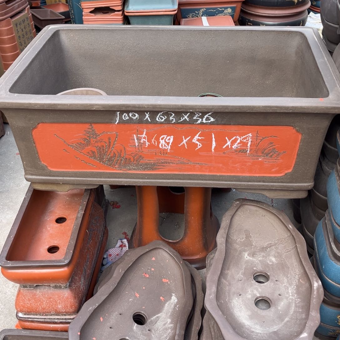 紫砂花盆盆景艺术