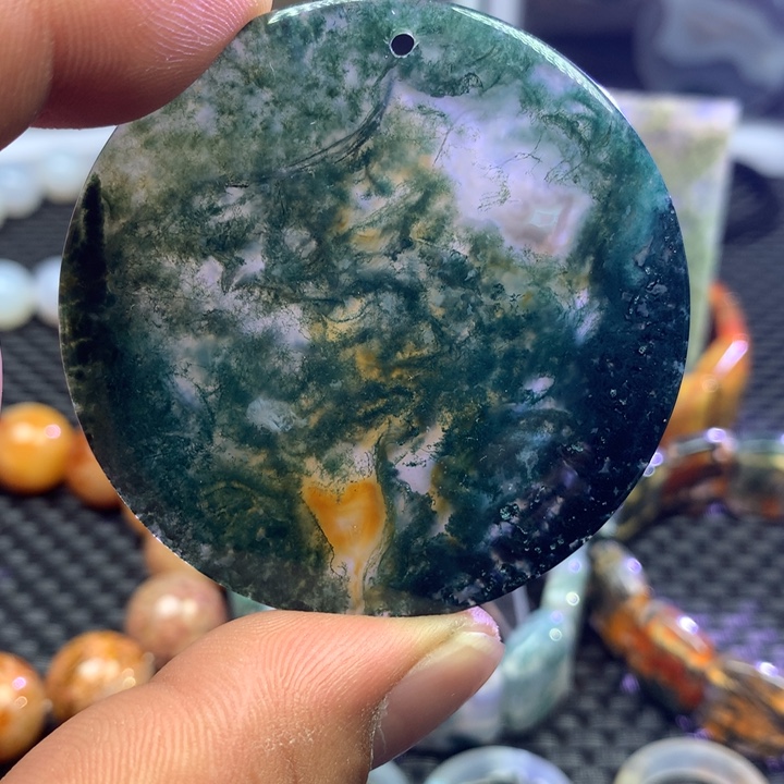 玛瑙/玉髓吊坠(赠链)未镶嵌董*哥