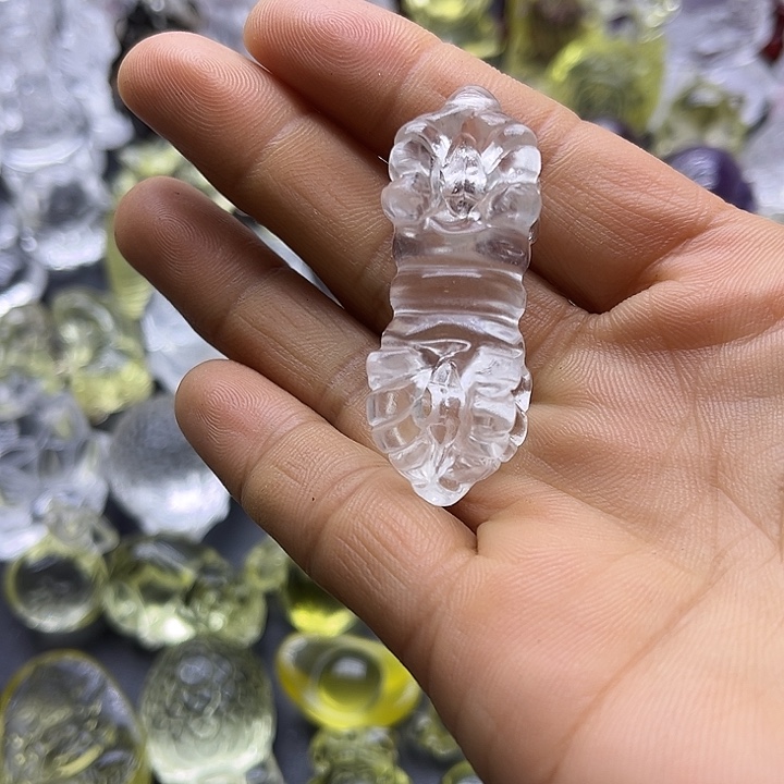 水晶摆件未镶嵌吊坠