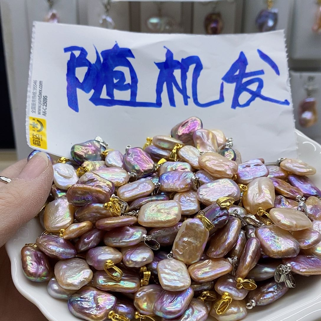 颈饰合金淡水珍珠