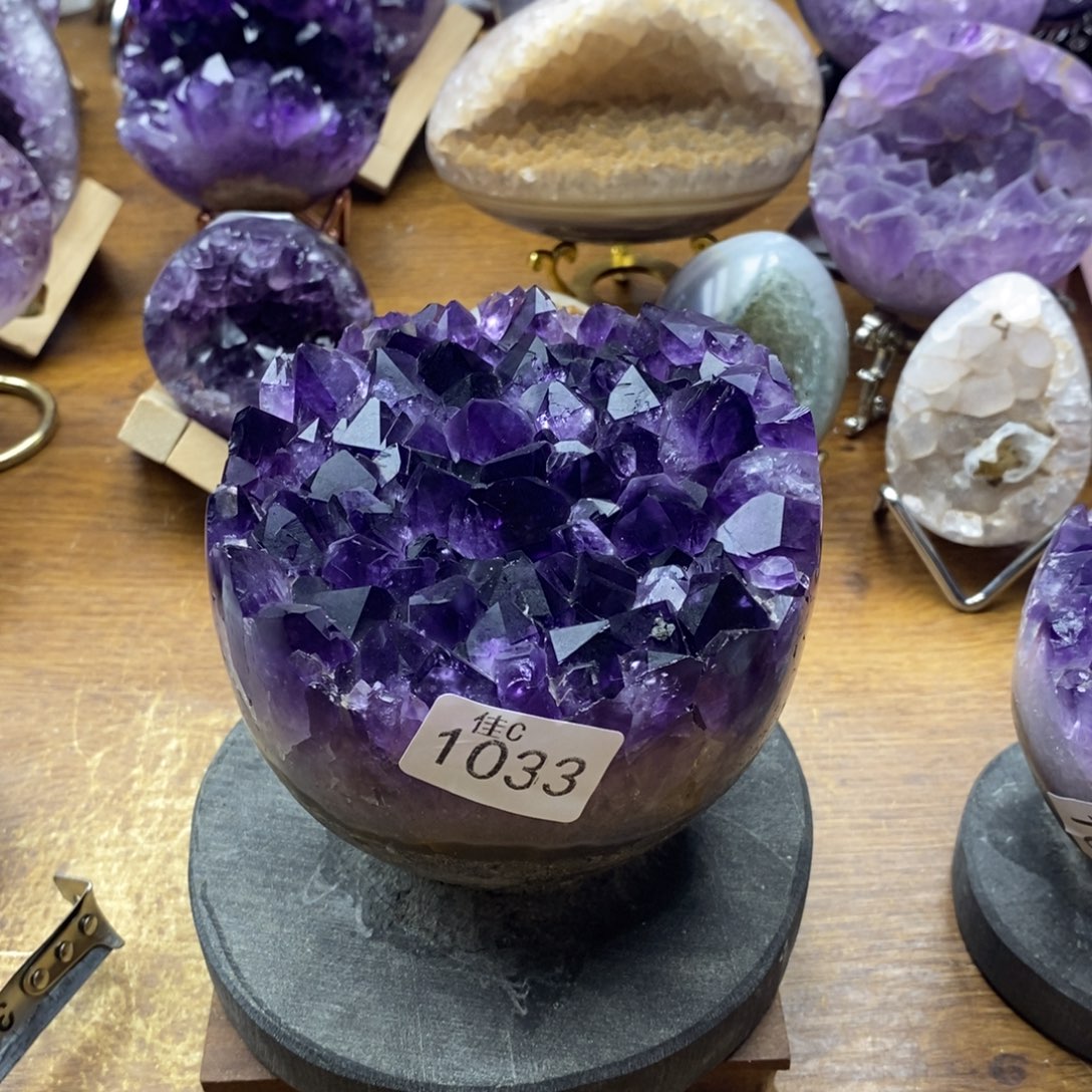 未镶嵌大型摆件（非配饰）紫晶刺**生