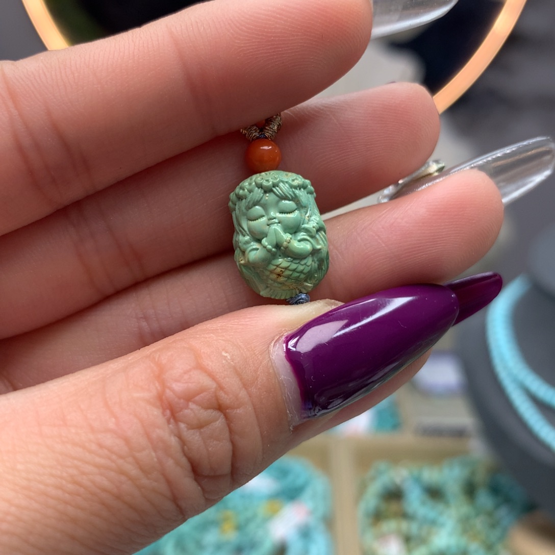 绿松石挂件未镶嵌