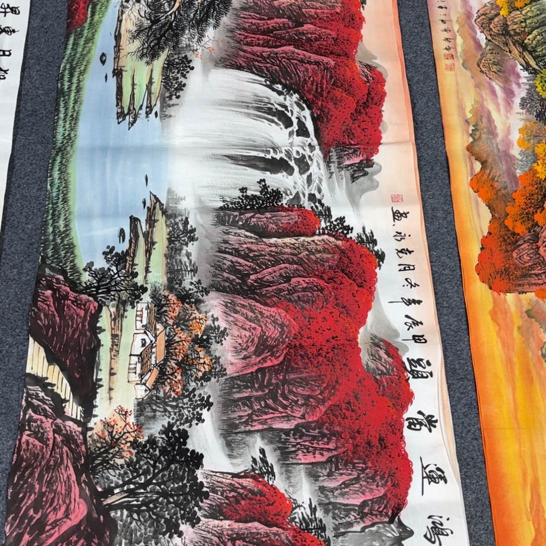 国画老师手绘作品