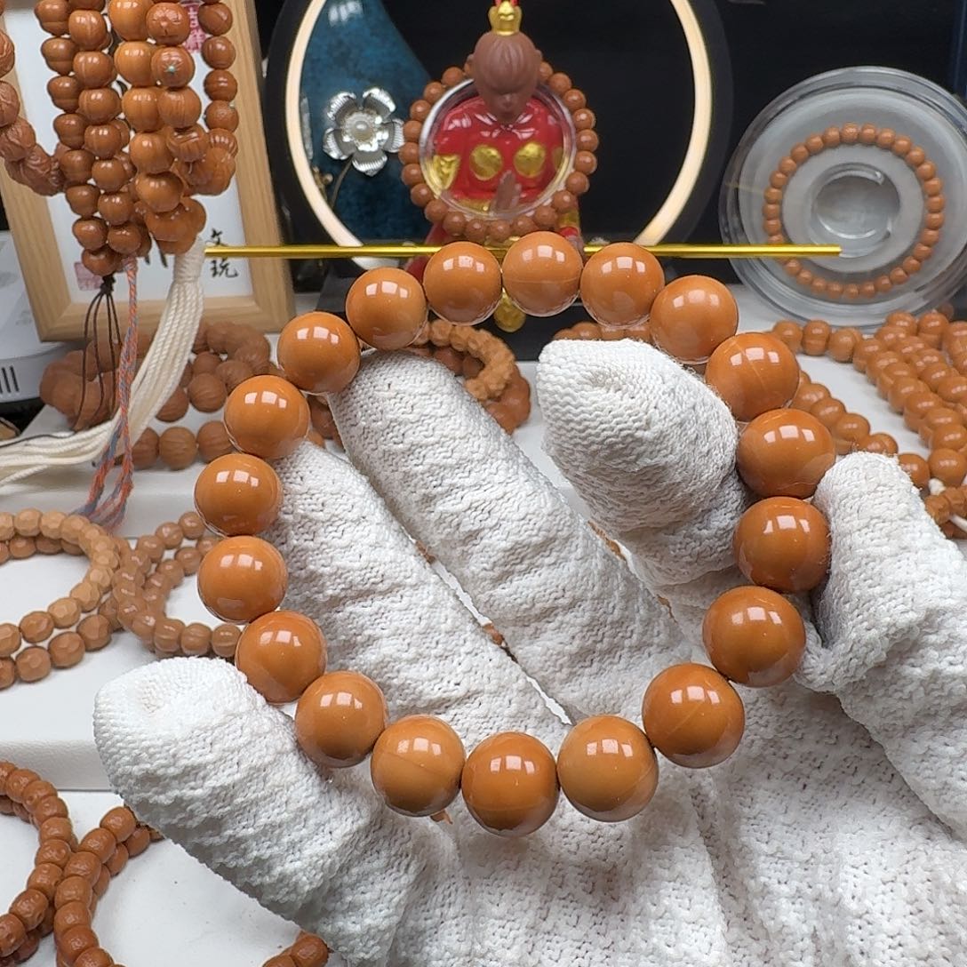 闲***云猴头核桃手串猴头圆珠13+