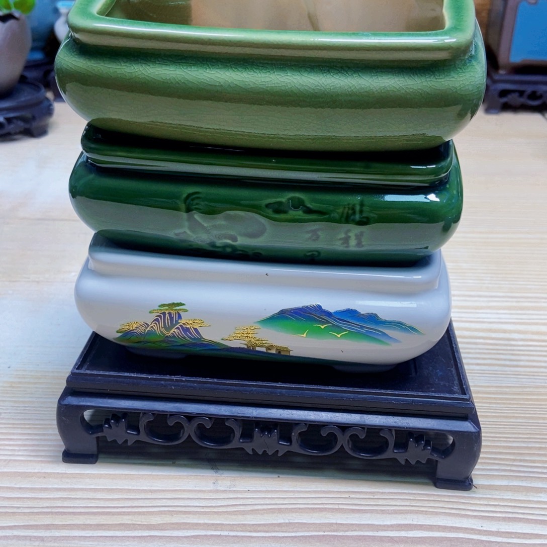 瓷片陶瓷花盆陶瓷艺术