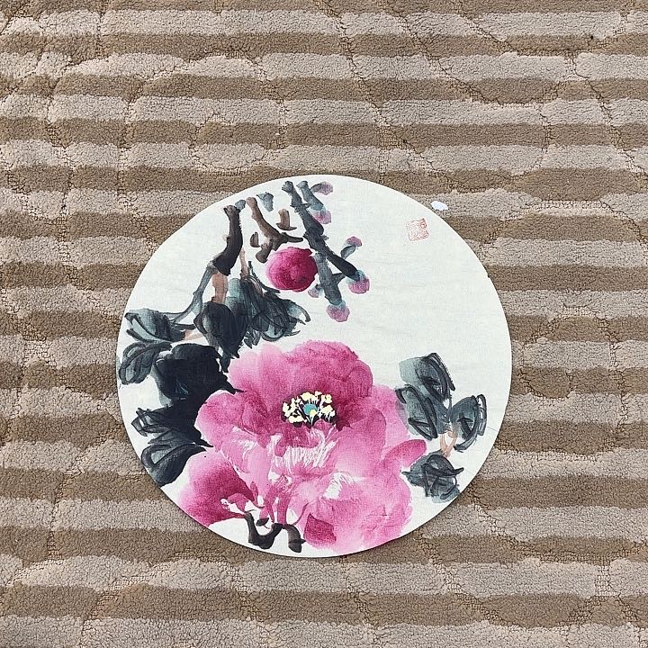 国画花鸟是在花果园