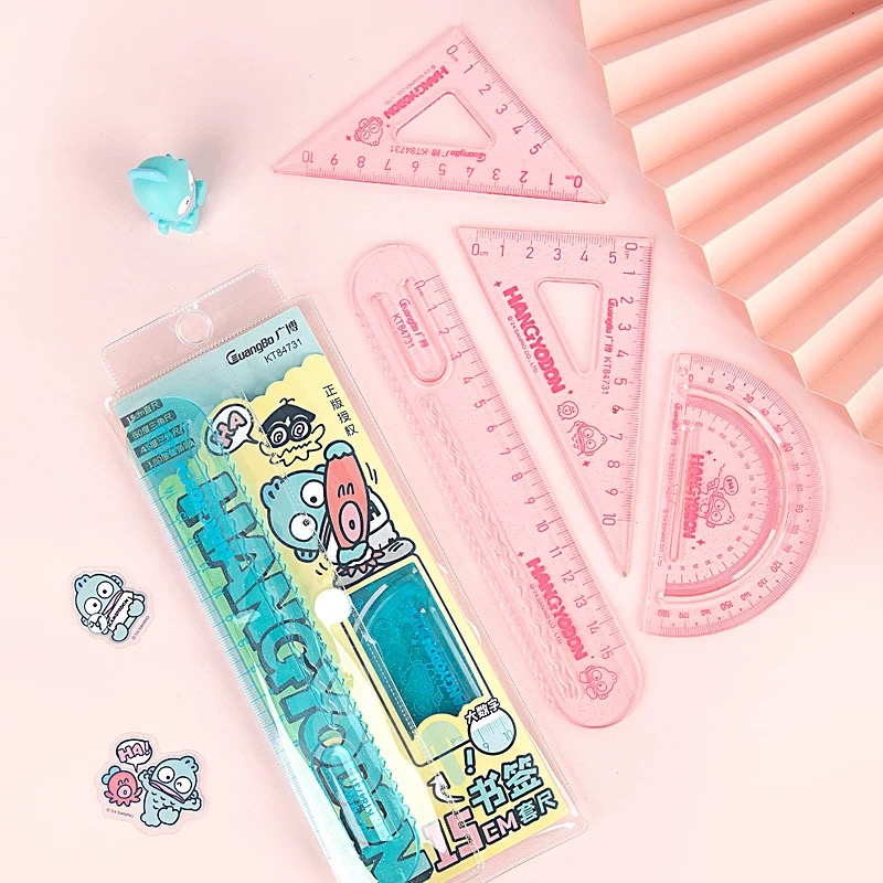84731 广博三丽鸥丑鱼小学生用套尺15cm