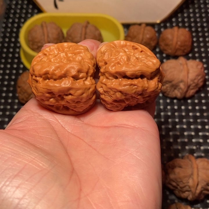 无***斗把件文玩核桃蛙王