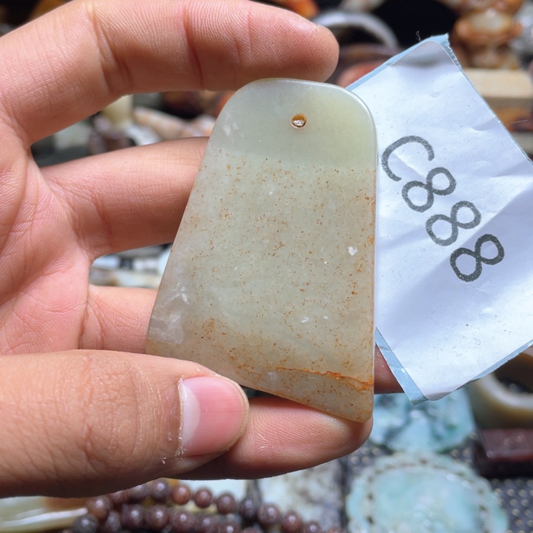 和田玉（糖玉）挂件未镶嵌