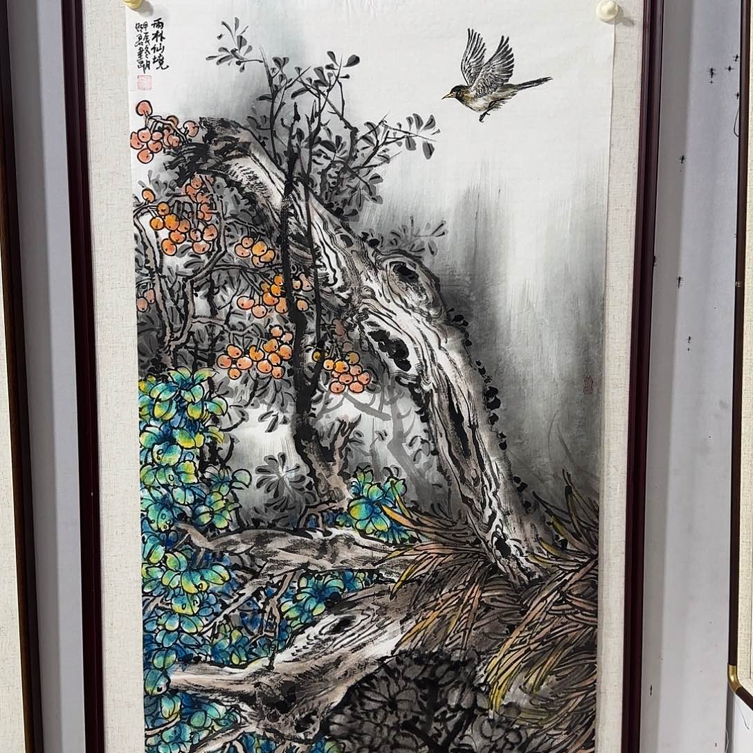 国画薄明君老师精品国画