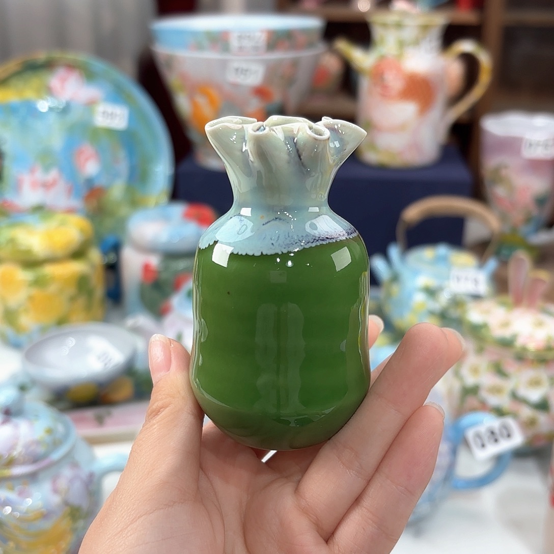 景德镇手绘高温釉下彩陶瓷茶具