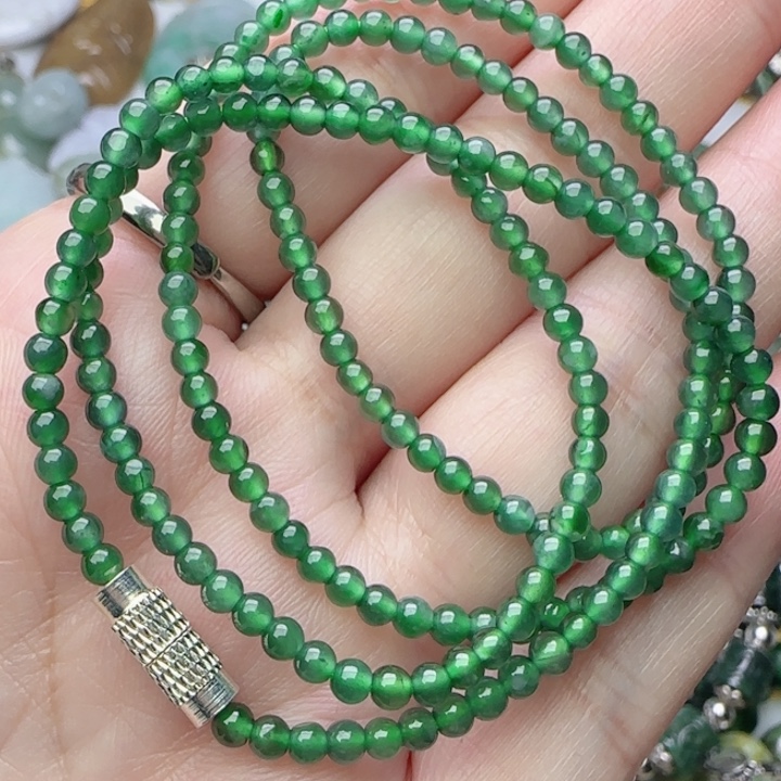 翡翠未镶嵌颈饰天然A货428