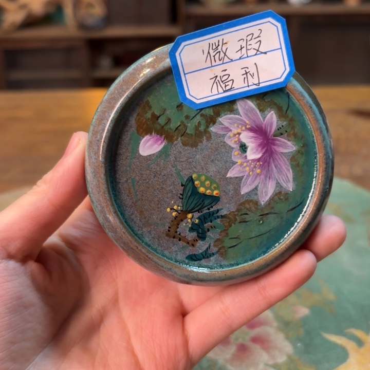 柴烧纯手工手绘陶瓷