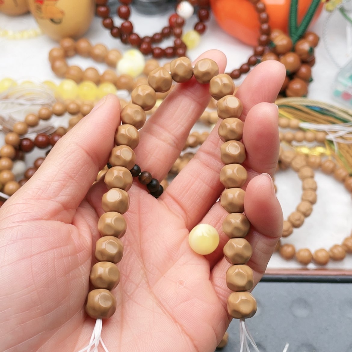 【闪购商品】手串猴头核桃?*。猴头核桃精品奶酪配饰