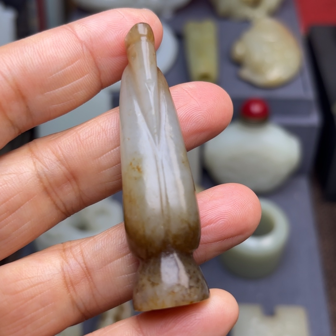 和田玉（糖玉）挂件未镶嵌