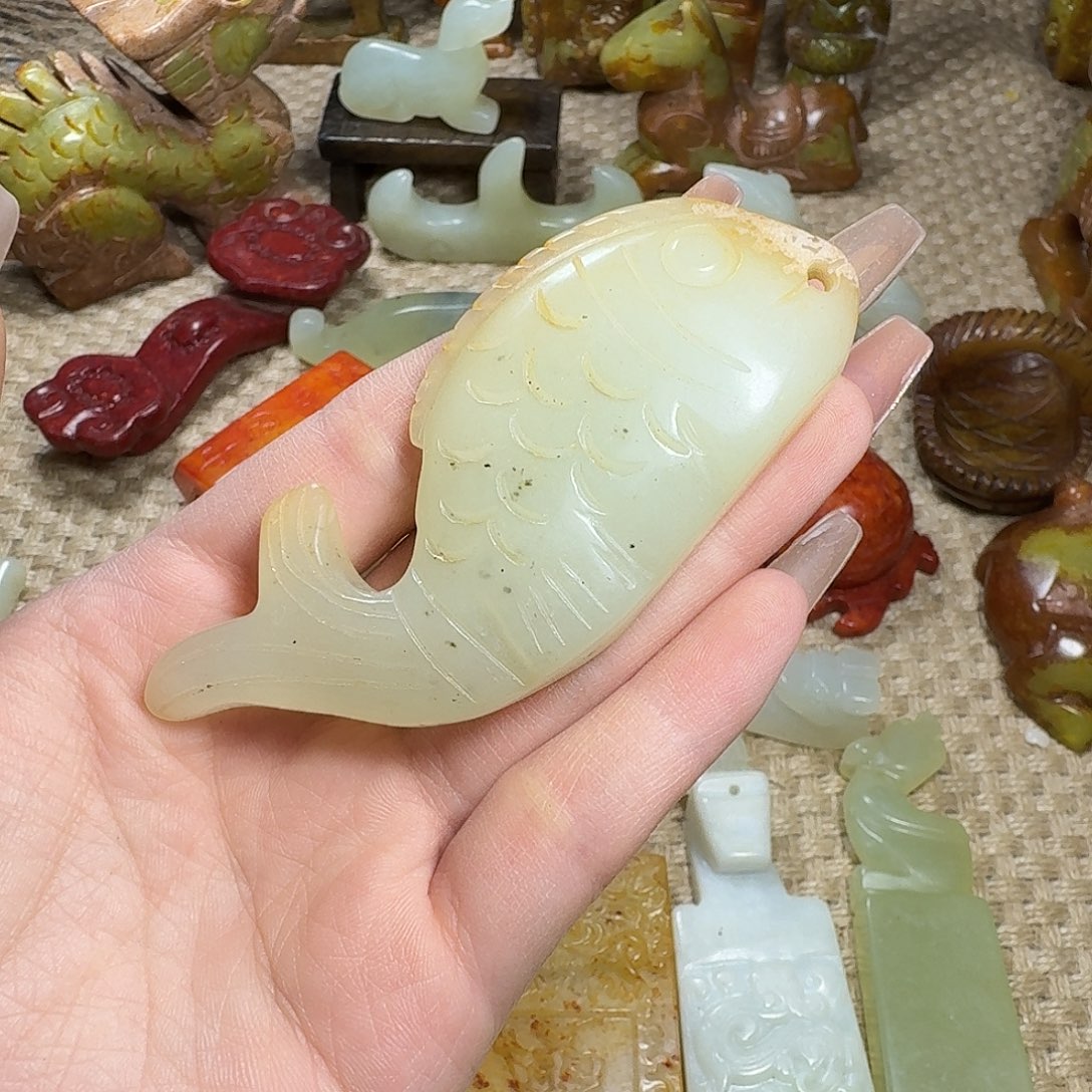 白玉菩提吊坠挂件