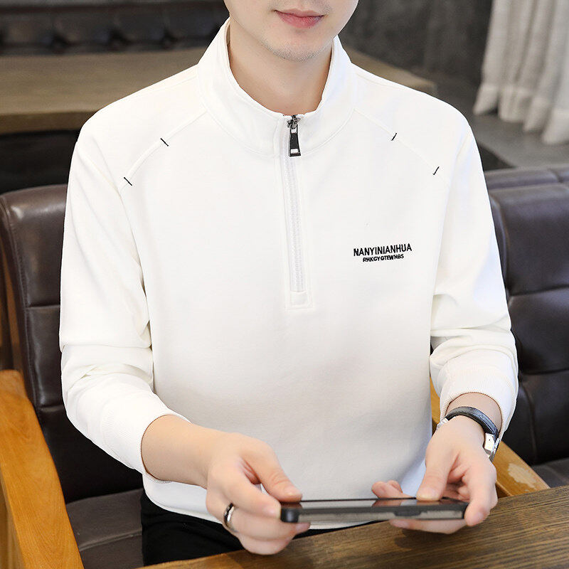 上衣外套外衣坎肩袖立领拉链青年长袖卫衣2025春秋潮流百搭